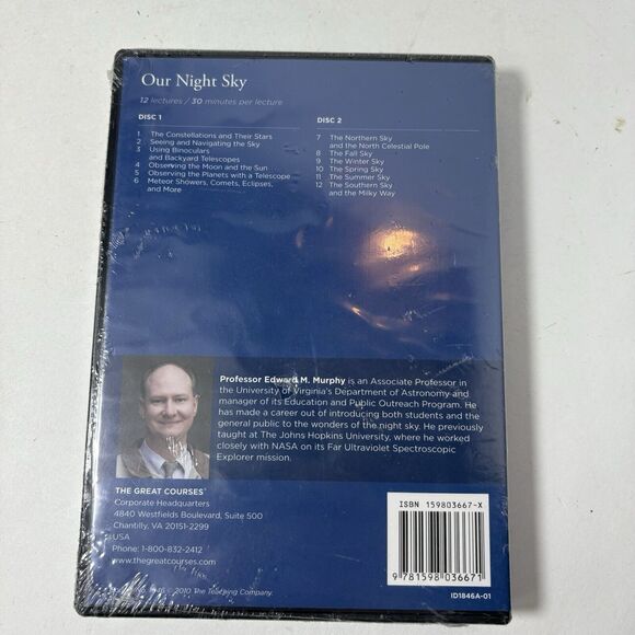The Great‎ Courses Our Night Sky DVD & Course Guidebook 2010 1846 Sealed F1 - Picture 3 of 11